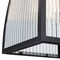 Westinghouse Fixture Wall Outdoor 60W Niko, Textured Black Clear Ribbed Glass 6122400 - alternate 7